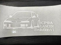 ランサーエボリューション6 車体ステッカー CP9A 三菱 車高短仕様 ランエボ６_画像2