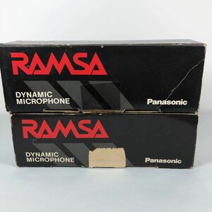 ジャンク Panasonic DYNAMIC MICROPHONE RAMSA WM-D55 パナソニック ダイナミック マイクロフォン
