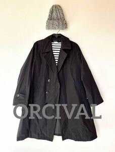 送料無料【ORCIVAL】メモリータフタ インサレーションコート 1 ブラック 黒 オーチバル オーシバル ダウンコート 中綿コート