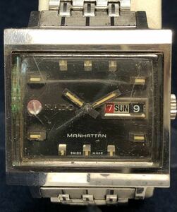 稼動品 RADO Manhattan ラドー マンハッタン 自動巻き 中古品 現状品 メンズ 腕時計 機械時計 自動巻き