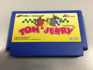 ♪ファミコンソフト FC TOM＆JERRY トムとジェリー 動作品 中古 ソフトのみ テレビゲーム ゲームソフト (NF231221) 401-305