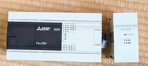 (中古美品)三菱電機 PLC シーケンサーFX3G-60MR/ES と 出力増設ブロック FX2N-8EYRのセット_画像1