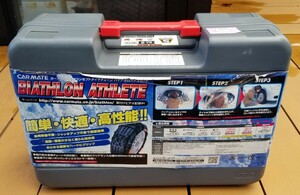 未使用カーメイトバイアスロンアスリートBA2軽自動車用非金属チェーン165/55R14 155/65R14タントムーヴワゴンRN-BOXスペーシアデイズサクラ