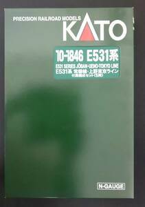 Nゲージ KATO カトー 10-1846 E531系 常盤線・上野東京ライン 付属編成セット（5両）