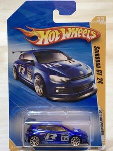 【新品：未開封】HOT WHEELS ホットウィール フォルクスワーゲン シロッコ GT 24 / Volkswagen Scirocco [ブルー/スポンサーロゴ]