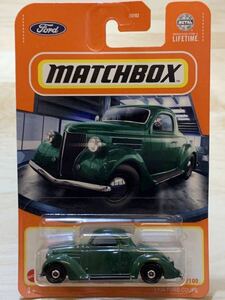 【新品：未開封】MATCHBOX マッチボックス 1936年 フォード クーペ / 1936 FORD COUPE [ダークグリーン]