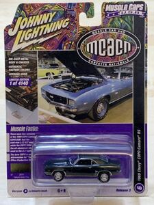 [ new goods : unopened ] Johnny Lightning 1969 year Chevy COPO Camaro RS [fazom green poly- -]