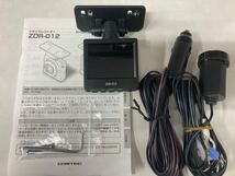 コムテック ZDR-012 ドライブレコーダー③中古　ヒューズ電源取付キット付き_画像1