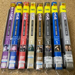  rental DVD castle mystery author. NY. case . all 87 sheets season 1,2,3,4,5,6,7, final all volume set 