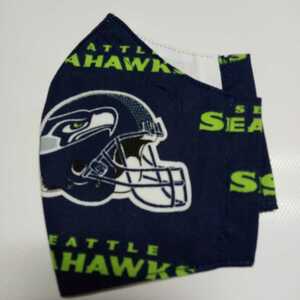  NFL Seattle Seahawks シーホークス マスクカバー ハンドメイド カナダ製 