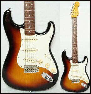 ★Fender Japan★ST62-TX Stratocaster 3TS ストラトキャスター USA製テキサススペシャルPU搭載モデル 状態良好 2010-2012年製★