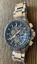 【良品】セイコー SEIKO ASTRON 電波ソーラー 8X82-0AB0-1 アストロン チタン 紺文字盤 _画像7