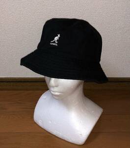  прекрасный товар KANGOL Washed Bucket K4224HT Kangol woshudo ковш панама Mme Toro шляпа bell шляпа черный чёрный для мужчин и женщин 