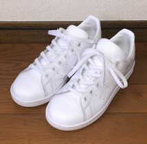 良品 adidas ORIGINALS STAN SMITH S75104 US4.5 22.5cm アディダス オリジナルス スタンスミス ホワイト 白_画像1