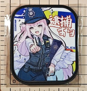 国内未発売 ブルーアーカイブ Mika Police シリコンラバーベルクロワッペン ■ ブルアカ パッチ ミリタリー 聖園ミカ