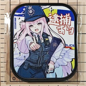 国内未発売 ブルーアーカイブ Mika Police シリコンラバーベルクロワッペン ■ ブルアカ パッチ ミリタリー 聖園ミカの画像1