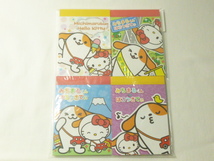 【未開封・新品】みちまるくん×ハローキティ　メモ帳　４つセット　７０枚×４柄★サンリオ　NEXCO中日本_画像1