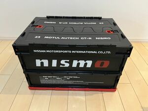 ニスモコンテナボックス50L 黒　NISMO R35 BNR34 スーパーGT　オーテック　日産　23 MOTULAUTECH GT-R NISMO 廃盤品