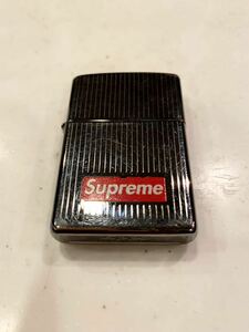 supreme シュプリーム ZIPPO ジッポー オイルライター レア ボックスロゴ 中古