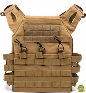 新品、未開封■サバゲー　プレートキャリア MOLLE グリーン