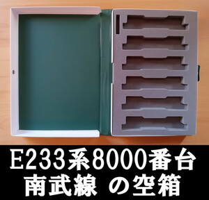 ■送料230円～■ 【車両ケース】KATO E233系8000番台 南武線 6両セット の空箱 ■ 管理番号HK2312010405500PH