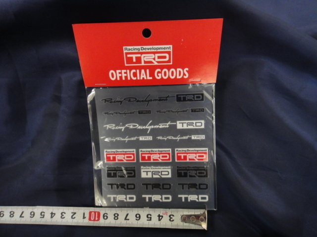 偽物注意！本物 店頭在庫！TOYOTA Racing Development ＴＲＤ★使い方自由 ミニステッカーセット 08231-SP182！新品 1枚アソート セール！