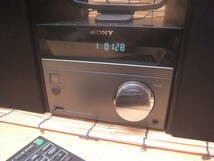●美品 SONY ソニー HCD-SBT40 CD システムコンポ ブラック CD/USB/Bluetooth リモコン アンテナ_画像8