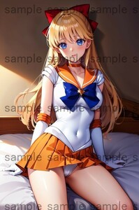 042 セーラームーン セーラーヴィーナス 愛野美奈子 A4 同人 イラスト 巨乳 美少女 コスプレ Anime アニメ セクシーアート acg