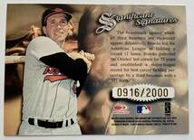 ブルックス・ロビンソン Brooks Robinson 1997 Donruss Signature Significant Signatures Auto 直書サイン 2000枚限定 Orioles 人間掃除機_画像2