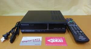 ☆3012 Panasonic CATVチューナー TZ-LS200P B-CAS・C-CAS カード付き リモコンセット 中古品