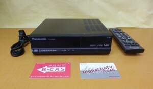 ☆3039 Panasonic CATVチューナー TZ-LS200P B-CAS・C-CAS カード付き リモコンセット 中古品