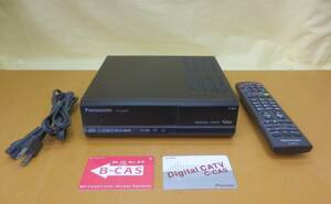 ☆3050 Panasonic CATVチューナー TZ-LS200P B-CAS・C-CAS カード付き リモコンセット 中古品