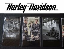 新品　HARLEY-DAVIDSON　ハーレーダビッドソン　卓上カレンダー2014～2017年　５種まとめて　★インテリア・装飾として_画像2