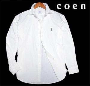  new goods!!ko-encoen embroidery entering button down long sleeve shirt white (S) cheap postage United Arrows men's relax Silhouette white *