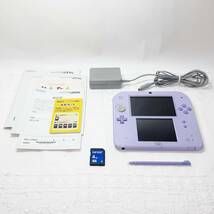 ★☆【動作良好】ニンテンドー2DS 本体【ラベンダー】任天堂 Nintendo 希少品☆★_画像1