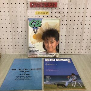 ◇GB GUITAR BOOK ギターブック 1986年 昭和61年 8月号 ソニー出版 別冊付録付 シミ汚れ有り 渡辺美里 THE ALFEE 大江千里 杉山清貴 C-C-B