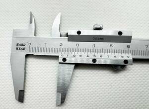 ☆ノギス　HARD HEAD　小型　0.05mm 10cm ケース付属　実用品