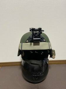 実物 SDS ACH MiCH 2000 ヘルメット サイズ M cat eye helmet band NVG NOROTOS 3 Hole TATM ESS ゴーグルUSMC MARSOC SF 