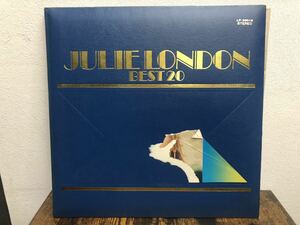 ■ レコード　LP盤 JULIE LONDON BEST20 ジューロンドン　ベスト20 フライミートゥーザ・ムーンなど　JAZZ ボーカル