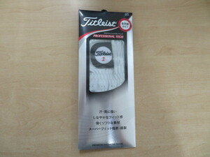 Titleist タイトリスト PROFESSIONAL TECH プロフェッショナル テック グローブ ホワイト （TG56WT) 25cm