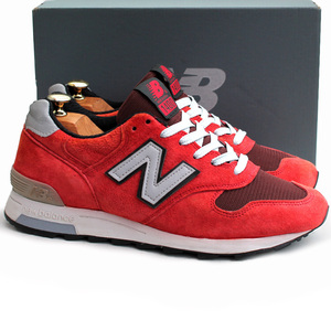 USA製★ニューバランス NEW BALANCE★ローカットスニーカー US9D=27 M1400CT レザースニーカー レッド メンズ i-570