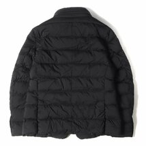 美品 MONCLER モンクレール ダウン ジャケット サイズ:2 22AW レイヤード ナイロン ダウンジャケット MELIMOYU ブラック ブランド_画像2