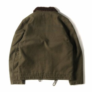 COOTIE クーティー ジャケット サイズ:S ジャングルクロス N-1 デッキ ジャケット TYPE N-1 DECK JACKET オリーブドラブ アウターの画像2