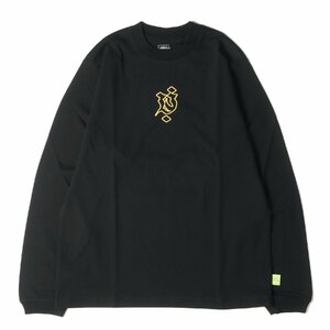 新品 LOOSE JOINTS ルーズジョインツ Tシャツ サイズ:M 23AW MASAO マサオ 梵字ロゴ ロングスリーブ Tシャツ bonji logo L/S TEE ブラック