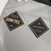 A BATHING APE ア ベイシング エイプ パンツ サイズ:L 00s GORE-TEX ジャガードカモ 猿迷彩 スノボパンツ ブラック 黒 00年代 アーカイブ_画像3