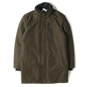 ANDREW MARC アンデュリューマーク コート サイズ:S フェイクレイヤード パテッド ロング コート Picton Water Resistant Jacket カーキ