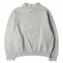 FEAR OF GOD フィアオブゴッド 20AW FOG ESSENTIALS オーバーサイズ モックネック スウェットPull-Over Mockneck Sweatshirt オートミール_画像2