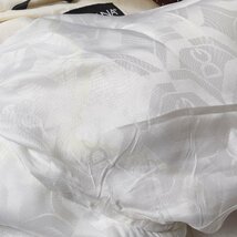 DOLCE&GABBANA ドルチェ&ガッバーナ ポルカドット リネン コットン シルク 1B テーラード ジャケット ホワイト イタリア製 48 ブランド_画像6