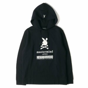 新品 NEIGHBORHOOD ネイバーフッド 12AW mastermind JAPAN コンチョ付き スウェット パーカー NHMJ. BUNNY / C-HOODED.LS ブラック XL