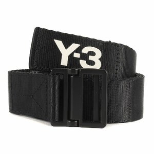 美品 Y-3 ワイスリー ベルト サイズ:M 21SS クラシック ロゴ ウェビング ベルト CLASSIC LOGO BELT GK2074 ブラック 黒 ブランド アイテム